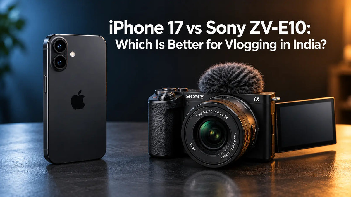 iPhone 17 vs Sony ZV-E10: Which Is Better for Vlogging in India?