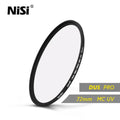 NiSi PRO 72mm multi-coated UV lens protection filter