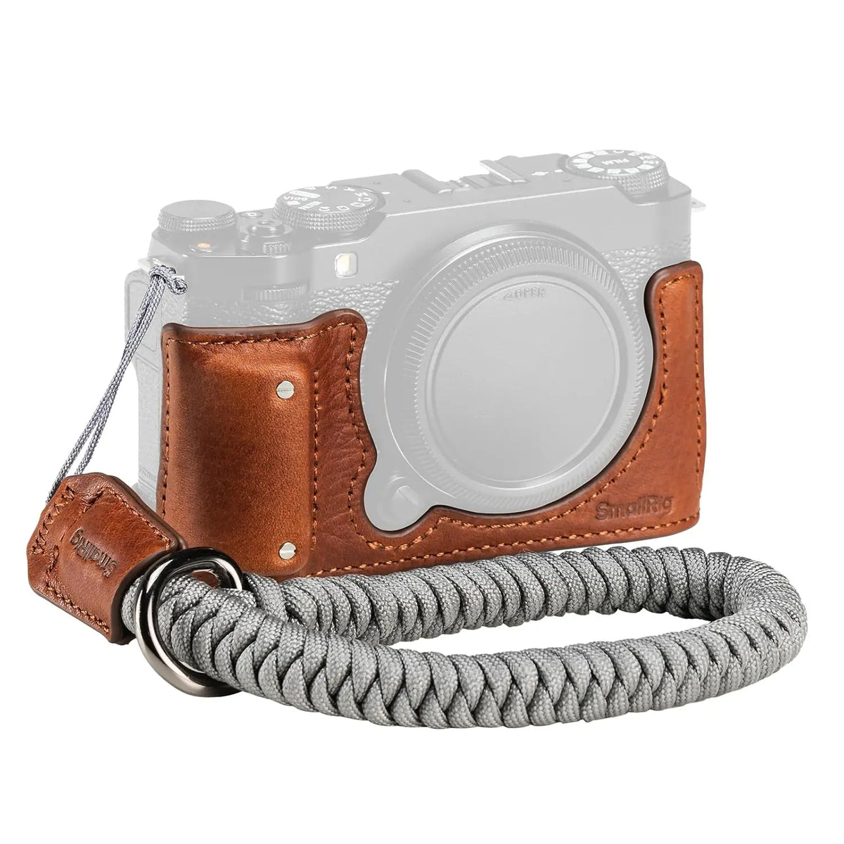 SmallRig X M5 Leather Half Case Kit for FUJIFILM X M5 Brown 4880 SMALLRIG