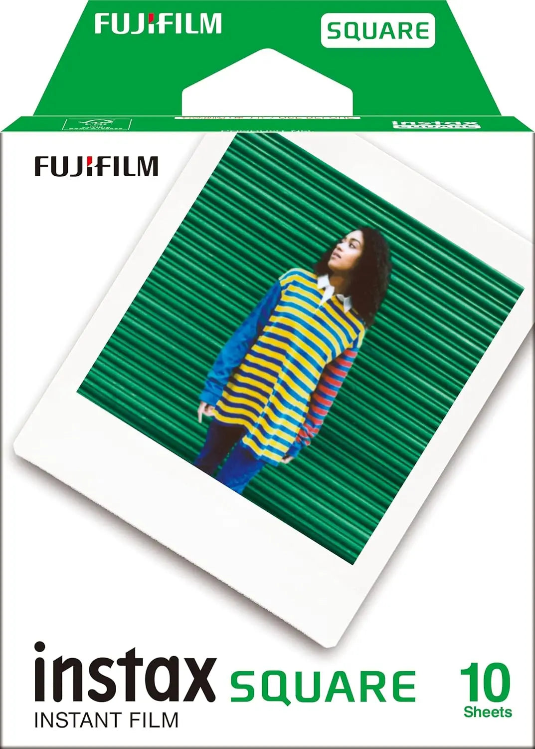 Fujifilm Instax Square Instant Film White Frame | 10 Exposures| Fujifilm