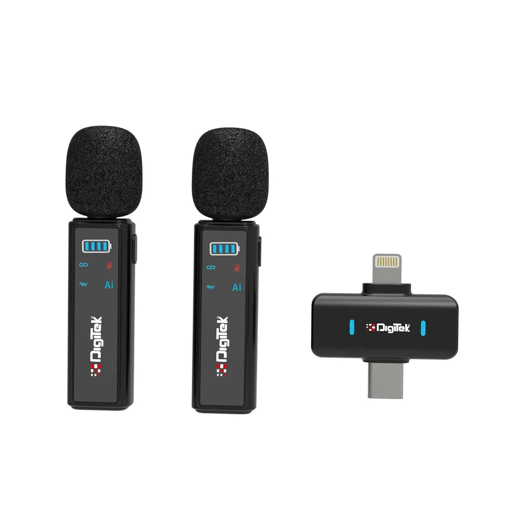 Digitek DMW 021 Wireless Clip On Microphone Digitek
