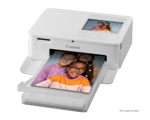 Canon SELPHY CP1500 Compact Photo Wireless Printer White | Wireless Dye-Sub Photo Printer with Wi-Fi & Mobile Printing Canon