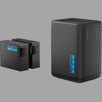GoPro Dual Battery Charger Plus 2 Enduro Batteries for HERO13 Black Gopro