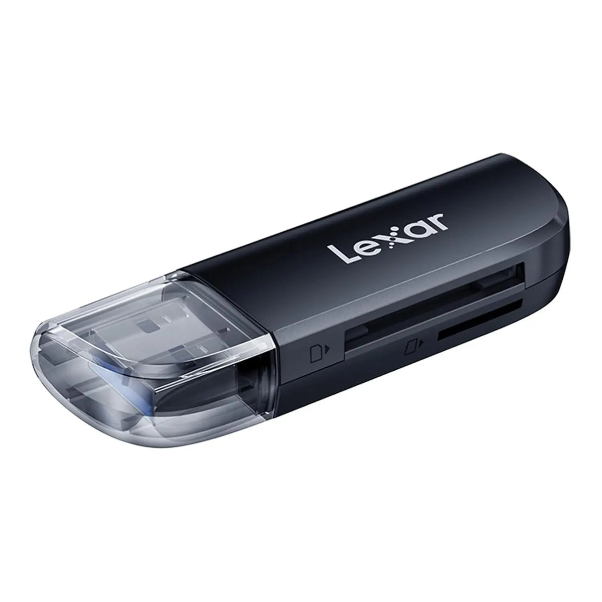 Lexar Dual-Slot USB-A Memory Card Reader | USB 3.2 Gen 1 SD & microSD Card Reader | Up to 104MB/s Transfer Speed Lexar