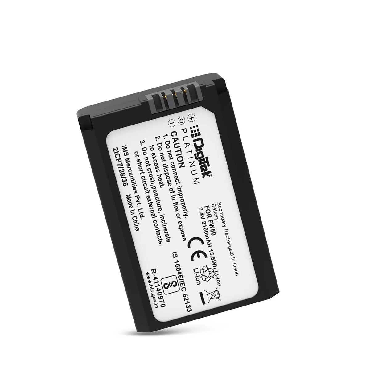 DIGITEK Platinum FW50 Lithium-Ion Rechargeable Battery Digitek