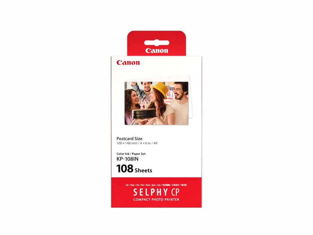 Canon KP-108IN Color Ink & Photo Paper Set for SELPHY Printers Canon