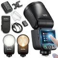 Godox V1 MID Flash 55Ws Round Head Touchscreen Speedlite Godox