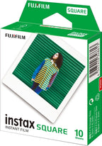 Fujifilm Instax Square Instant Film White Frame | 10 Exposures| Fujifilm