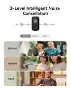 Hollyland LARK A1 Duo Wireless Magnetic Microphone for iPhone 15/16, iPad & Android Hollyland