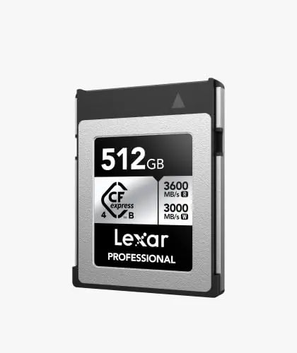Lexar Professional Silver CFexpress 4 0 Type B Card 512GB Memory Card Lexar