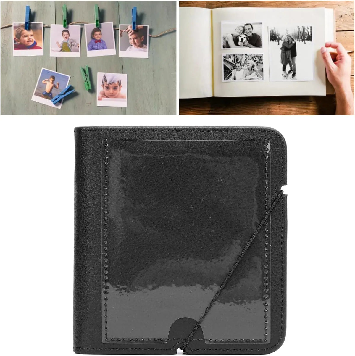 Tektonic Instant Camera Photo Album 28 Sheets Mini Black TEKTONIC