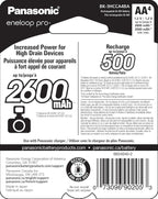 Panasonic Eneloop Pro AA Rechargeable Batteries BK-3HCCE/4BN 2550mAh Panasonic