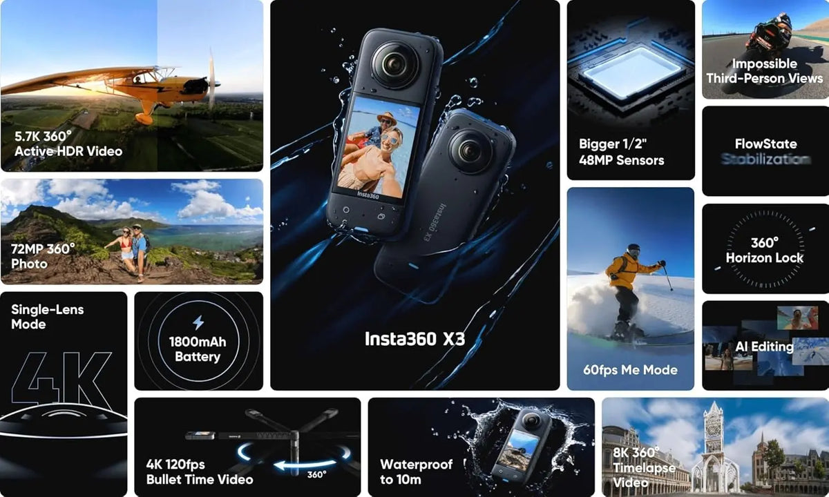 insta360 X3 Action Camera Insta360