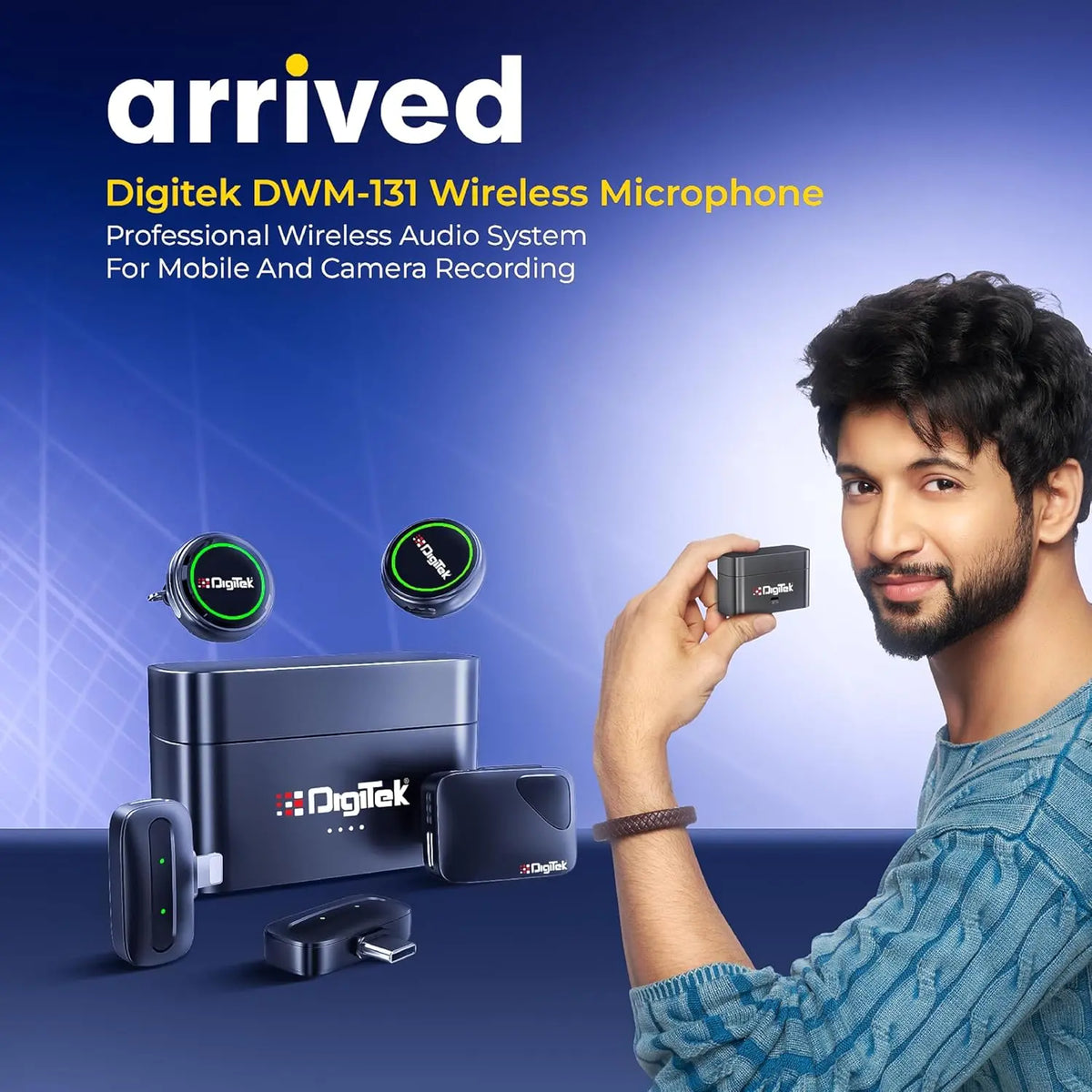Digitek DWM 131 2 in 1 Wireless Microphone Digitek