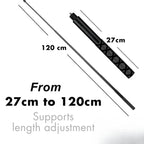TEKTONIC 120cm Invisible Selfie Stick for Action Cameras Extendable Monopod TEKTONIC
