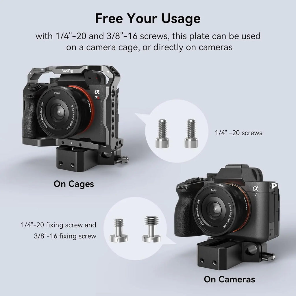 SmallRig Camera Base Plate with Rod Rail Clamp 1674 SMALLRIG