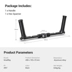 SmallRig Dual Handgrip for Zhiyun Crane 3S Handheld Stabilizer 2857 SMALLRIG