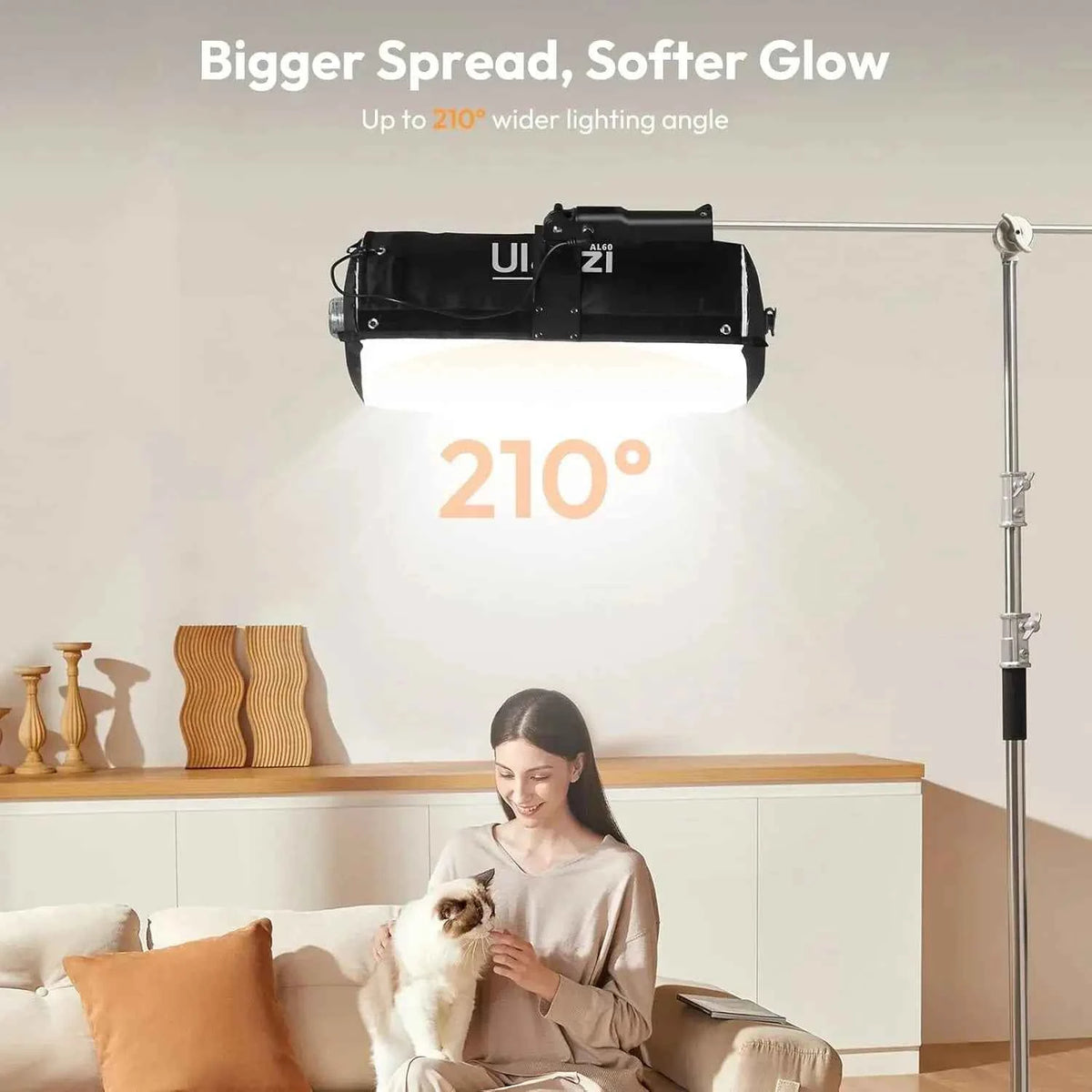 Ulanzi AL60 Inflatable LED Tube Light Portable RGB Video Light