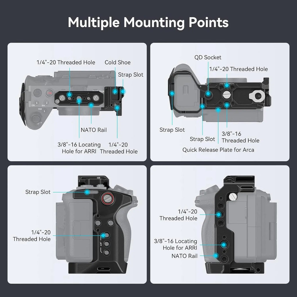 SmallRig Handheld Cage Kit 4139 for Sony FX30 and FX3 Camera Rig SMALLRIG