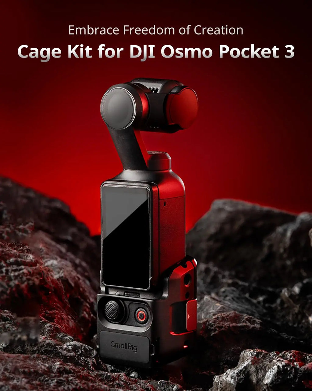 SmallRig Expansion Adapter for DJI Osmo Pocket 3 Aluminium Protective Cage 5072 SMALLRIG