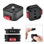 Claw Quick Release QR Plate Kit for DSLR and Mirrorless Cameras Rapid Connect Adapter TEKTONIC