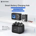 TEKTONIC Battery Charger Hub for Action 5 5 Pro 6 and 360 Fast Charging Multi Battery Charging Hub TEKTONIC
