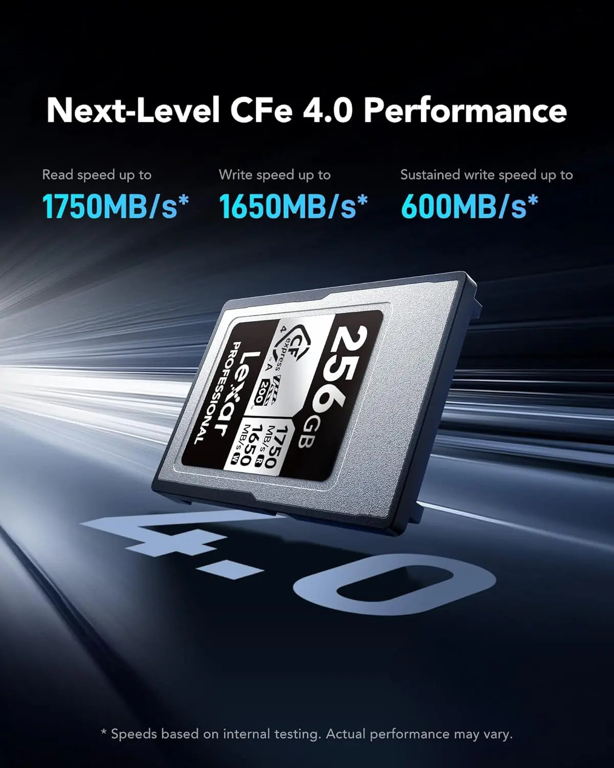 Lexar Professional SILVER Series 256GB CFexpress 4.0 Type A Memory Card Lexar