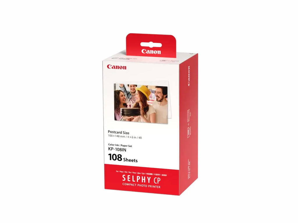 Canon KP-108IN Color Ink & Photo Paper Set for SELPHY Printers Canon