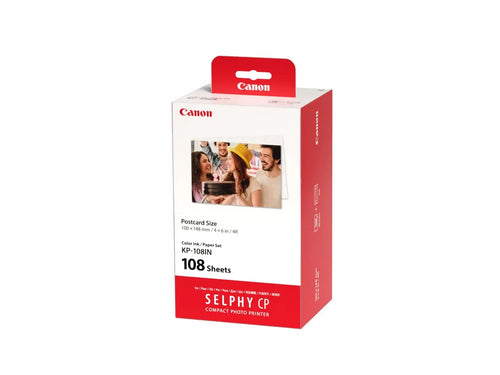 Canon KP-108IN Color Ink & Photo Paper Set for SELPHY Printers Canon
