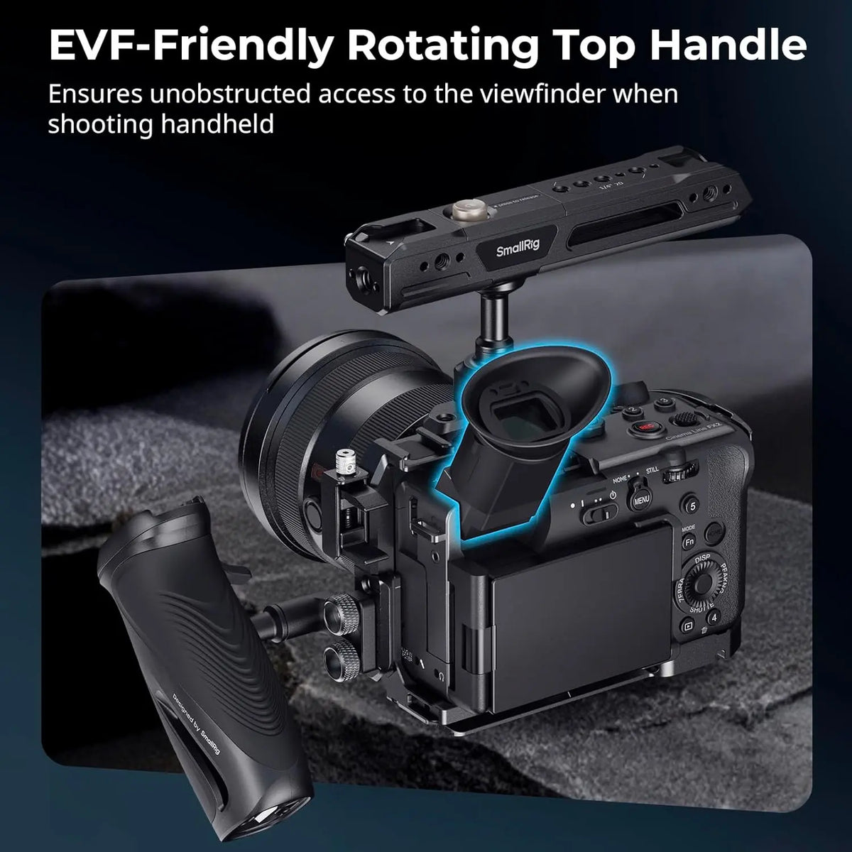 SmallRig Brand Rotating Top Handle with NATO Clamp 4152 SMALLRIG