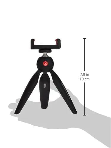Manfrotto PIXI Mini Tripod with Universal Smartphone Clamp Black Manfrotto