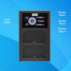 Newell USB C Charger FDL NPFZ100 Dual Battery Charging Station Newell