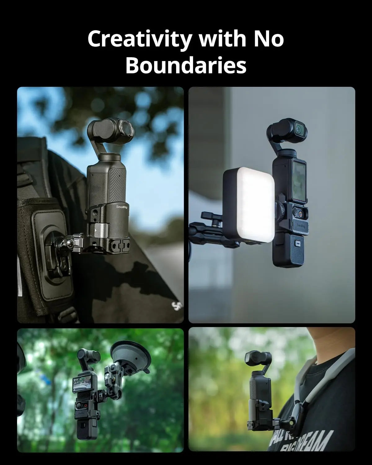 SmallRig Expansion Adapter for DJI Osmo Pocket 3 Aluminium Protective Cage 5072 SMALLRIG