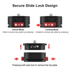 Claw Quick Release QR Plate Kit for DSLR and Mirrorless Cameras Rapid Connect Adapter TEKTONIC