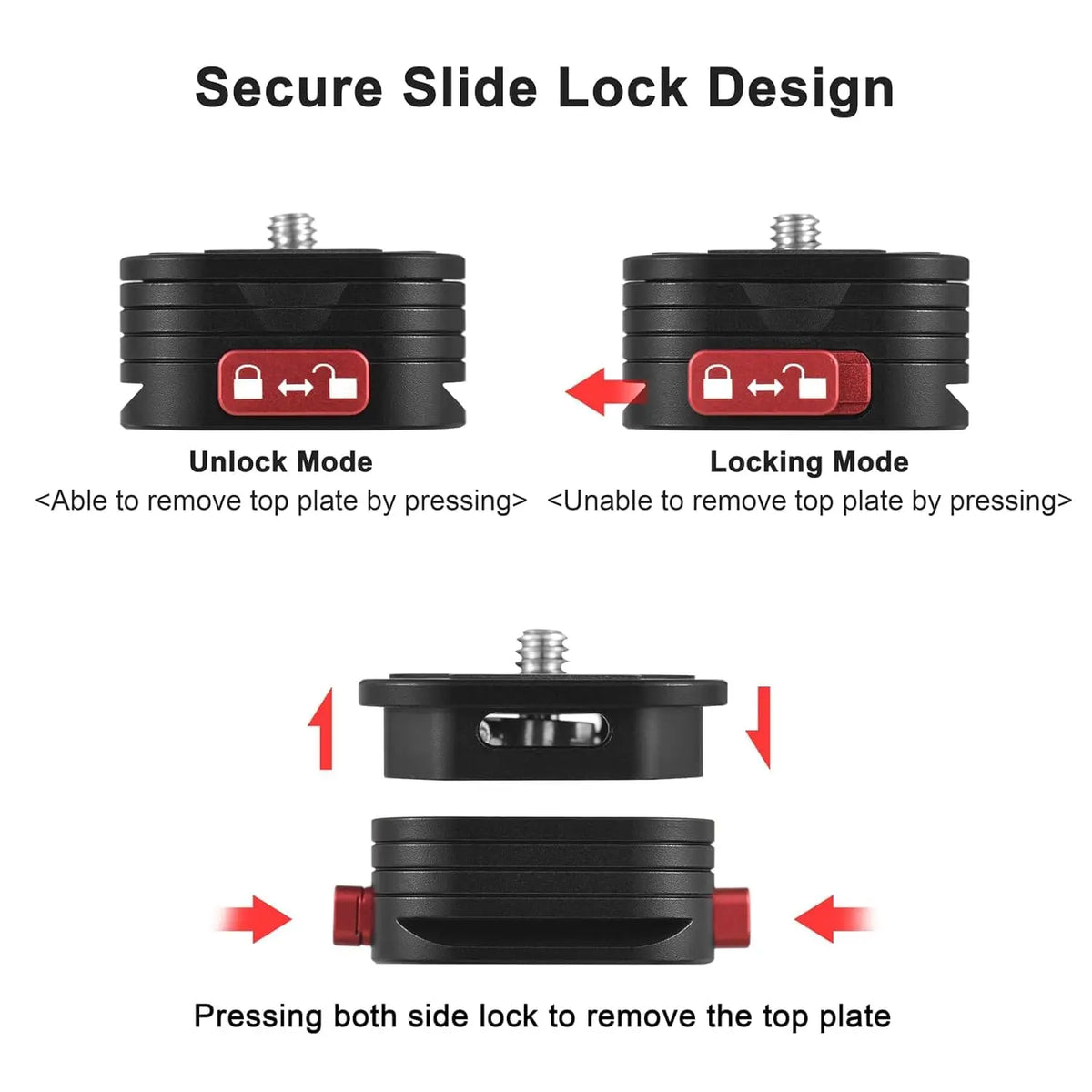 Claw Quick Release QR Plate Kit for DSLR and Mirrorless Cameras Rapid Connect Adapter TEKTONIC