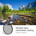 K&F Concept 67mm Classic Series Slim Multi-Coated Circular Polarizer (CPL) Filter K&F