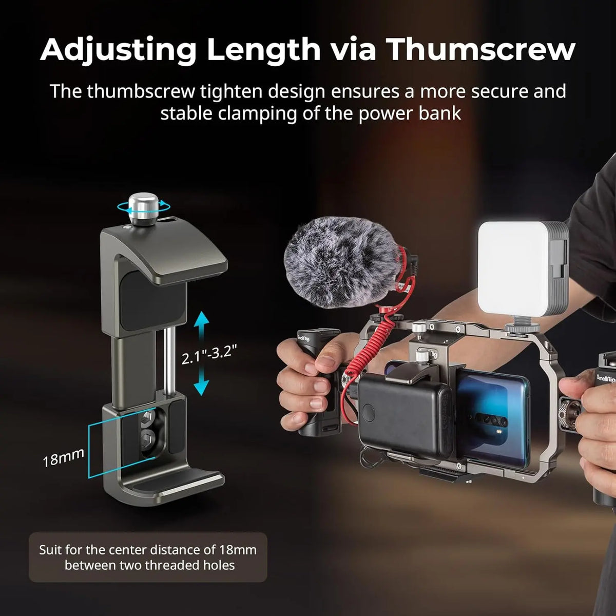 SmallRig Universal Power Bank Holder 2790 SMALLRIG