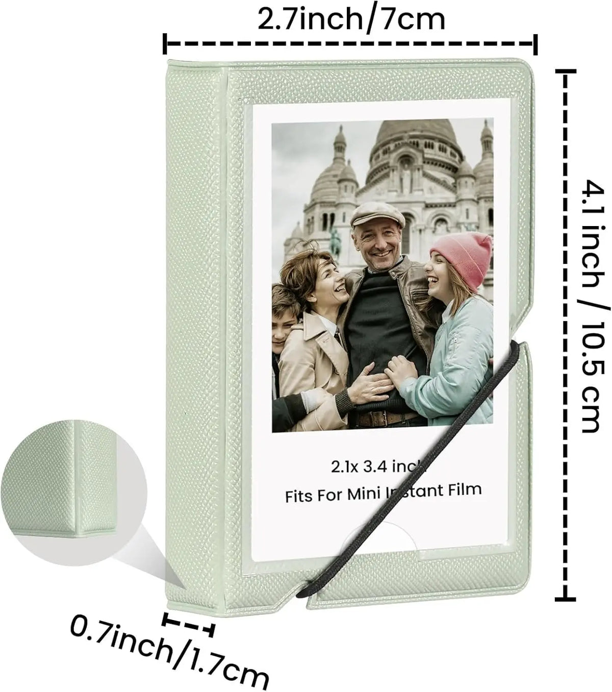 Tektonic Mini Photo Album 28 Pockets for Instax and Polaroid 2x3 Inch TEKTONIC