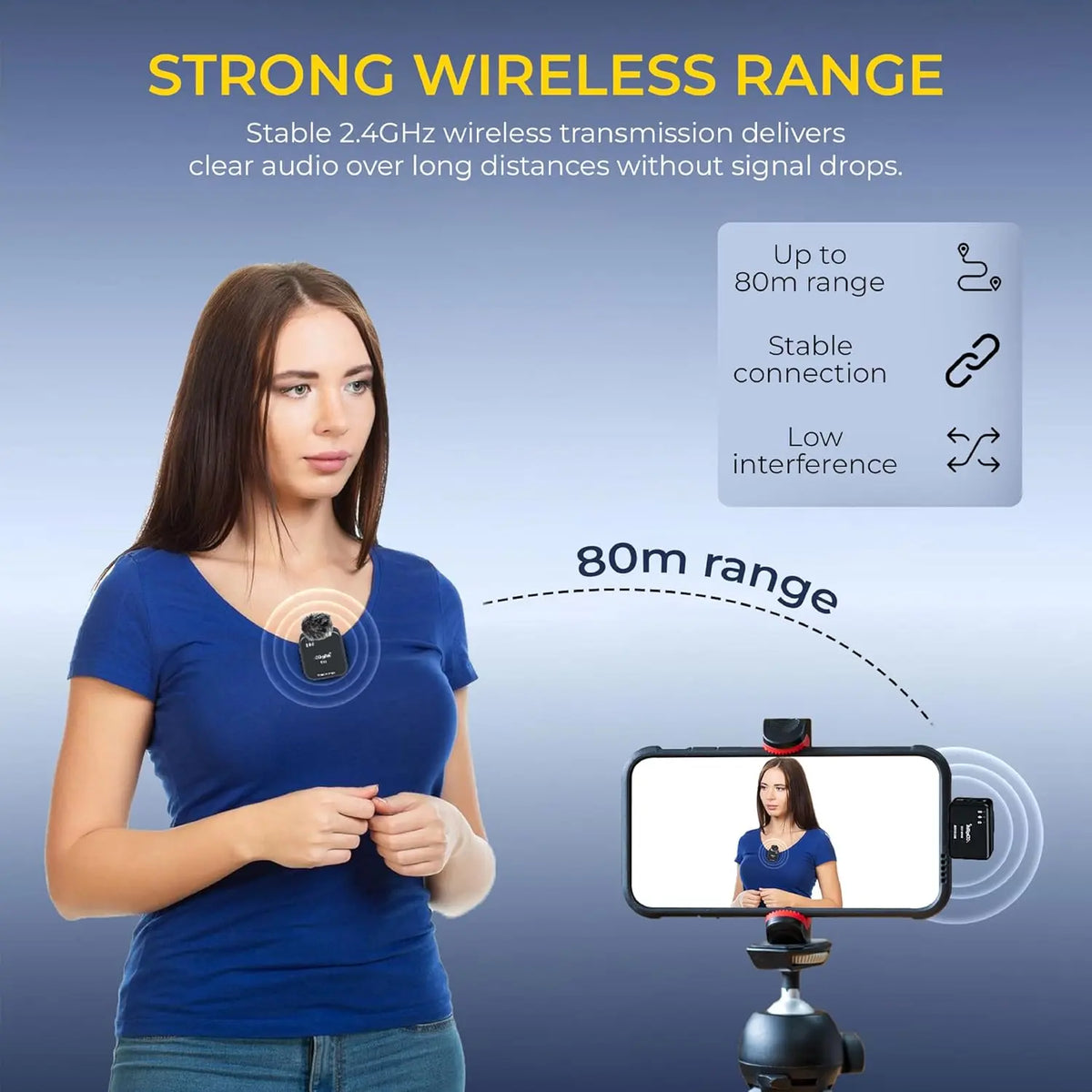 Digitek DWM 122 2 in 1 Wireless Microphone Digitek