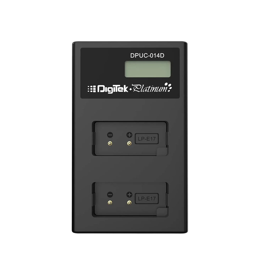 Digitek Platinum DPUC-014 Dual Port LCD Battery Charger Digitek