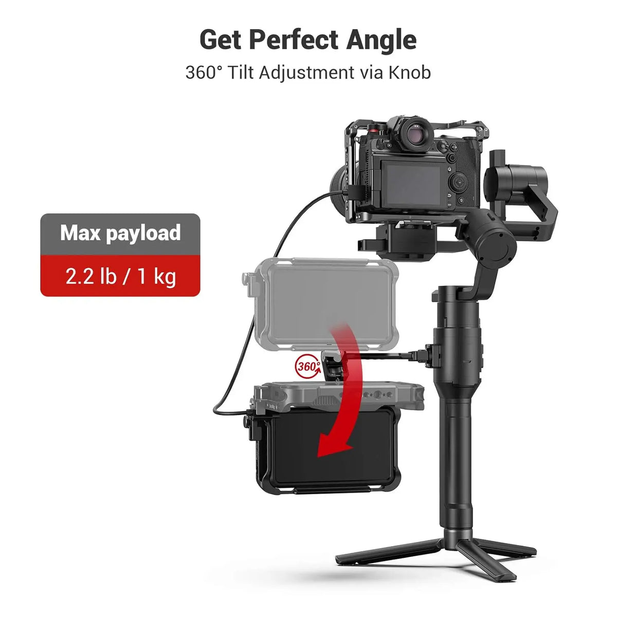 SmallRig Adjustable Camera Monitor Mount for Gimbals 2889 SMALLRIG