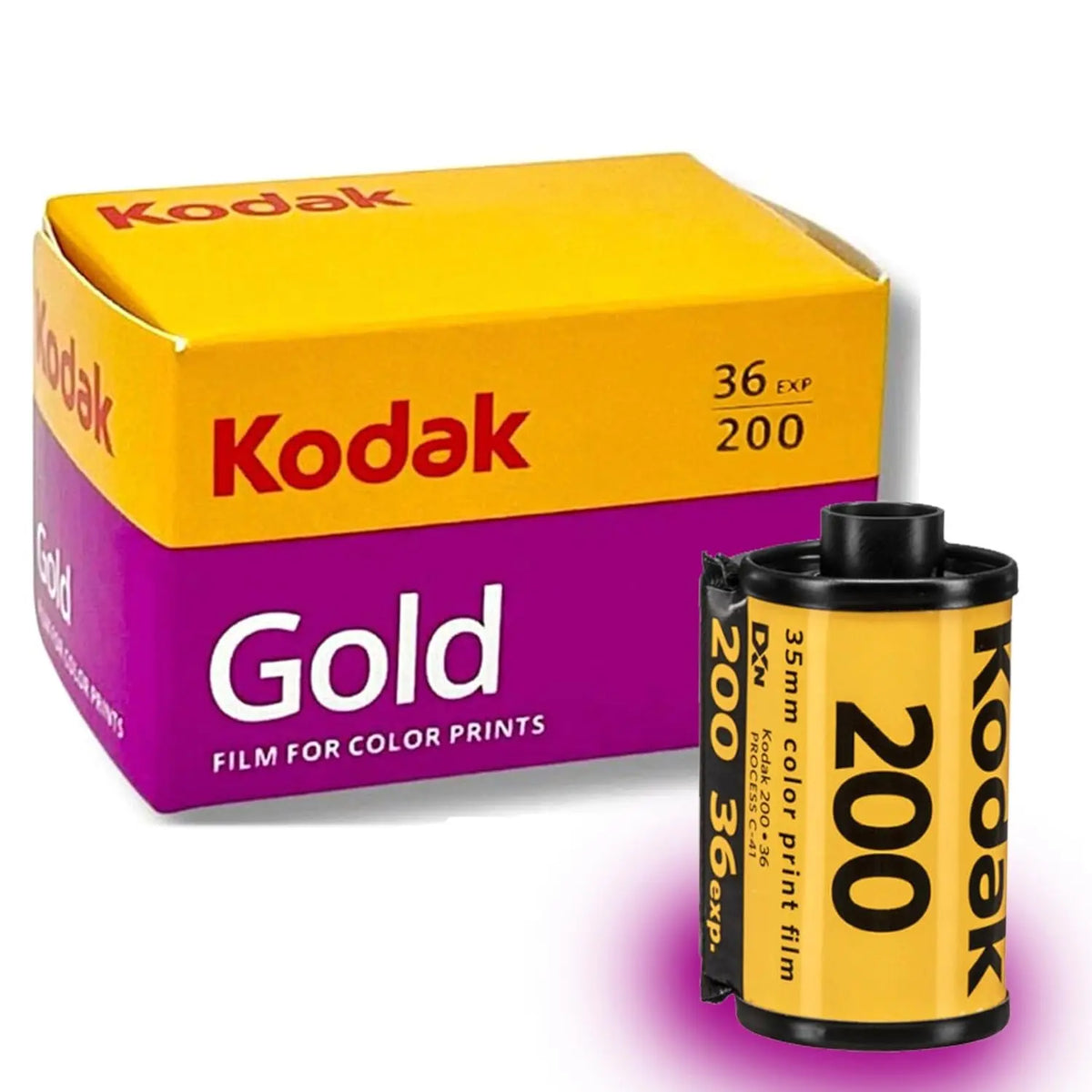 Kodak Gold 200 ISO 35mm Color Negative Film Roll – 36 Exposures