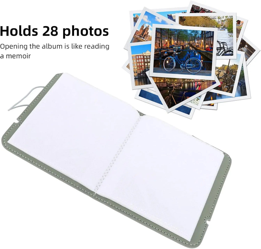 Tektonic Instant Camera Photo Album 28 Sheets Grey Mini TEKTONIC