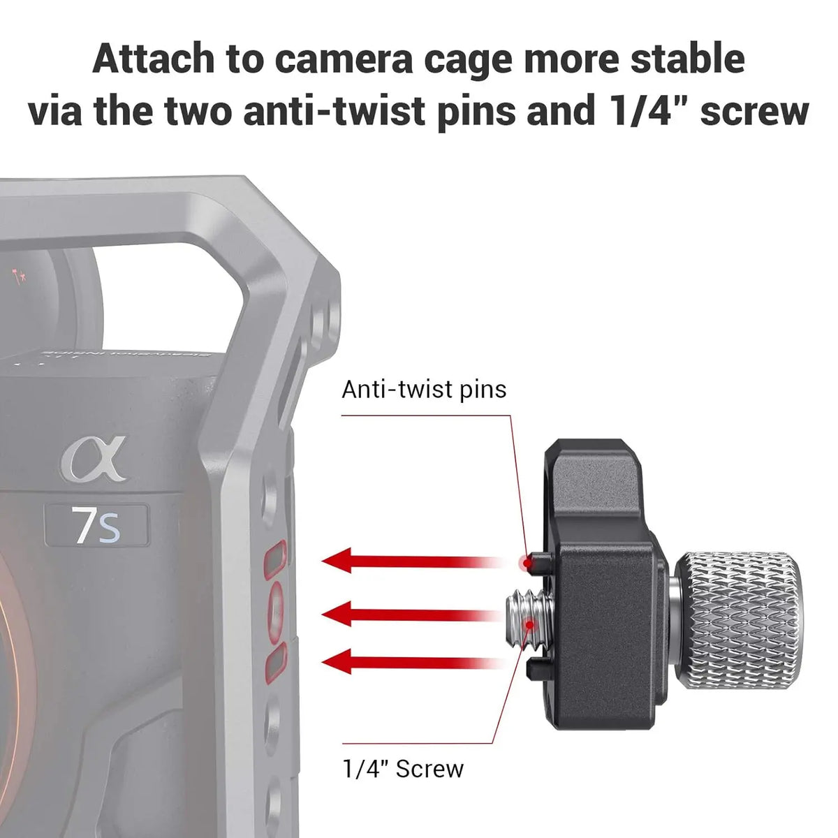 SmallRig HDMI Cable Clamp for Sony A7S III Camera Cage 3000 SMALLRIG