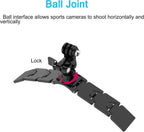 TEKTONIC Helmet Chin Mount for Action Camera Motorcycle Helmet Mount TEKTONIC