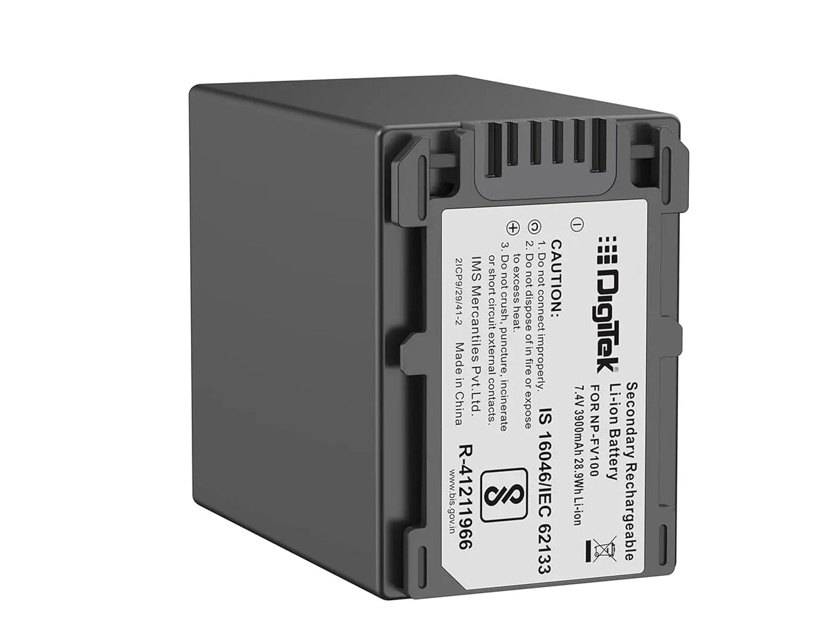 DIGITEK NP-FV100 3900mAh Extra Power Rechargeable Li-ion Battery Digitek