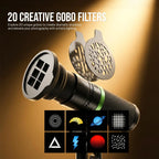HIFFIN G Flash PRO RGB Photography Flashlight Portable Video Light 30W LED HIFFIN