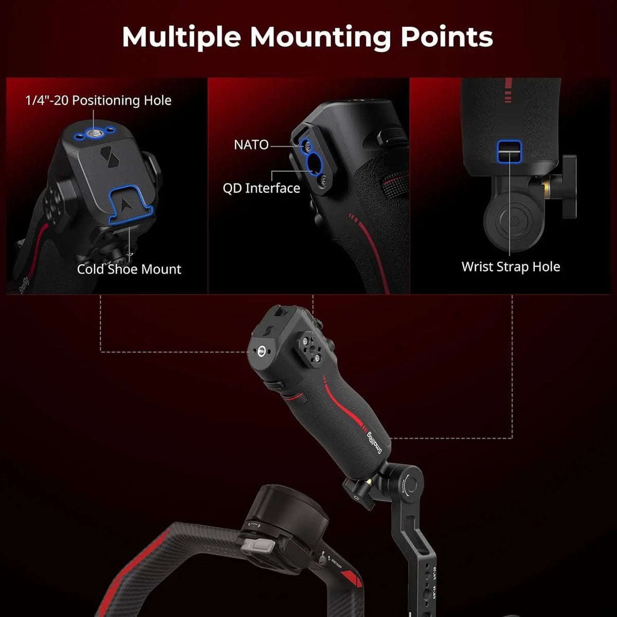 SmallRig Sling Handle with Focus Control 4326 for DJI RS Series Gimbal SMALLRIG