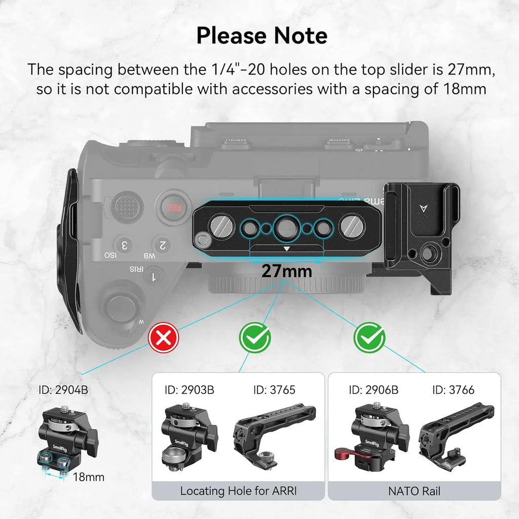 SmallRig Handheld Cage Kit 4139 for Sony FX30 and FX3 Camera Rig SMALLRIG