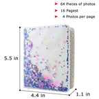 Tektonic Mini Photo Album 64 Pockets Blue TEKTONIC